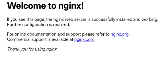 应用成功上线欢迎界面